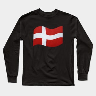 Flag of Denmark Long Sleeve T-Shirt